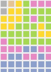 Color Pixels Cloud Abstract Computational Generative Art background illustration