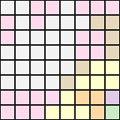 Color Pixels Cloud Abstract Computational Generative Art background illustration