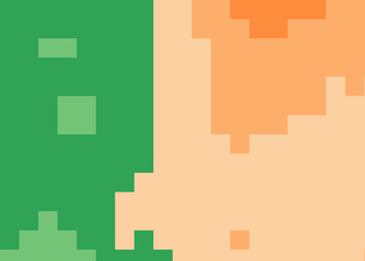 Color Pixels Cloud Abstract Computational Generative Art background illustration