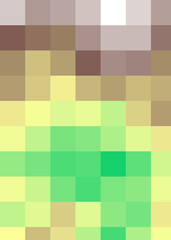 Color Pixels Cloud Abstract Computational Generative Art background illustration