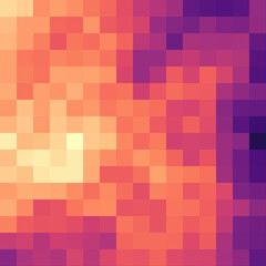 Color Pixels Cloud Abstract Computational Generative Art background illustration