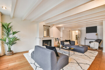 Luxury and beautiful living room interior design