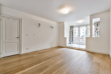 Interior of a spacious room in a luxury house