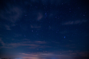 Obraz na płótnie Canvas Sterne Stars Sternschnuppen Shootingstars Milchstraße Milkyway