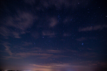 Obraz na płótnie Canvas Sterne Stars Sternschnuppen Shootingstars Milchstraße Milkyway