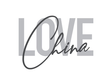 Modern, simple, minimal typographic design of a saying 