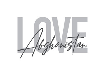 Modern, simple, minimal typographic design of a saying 