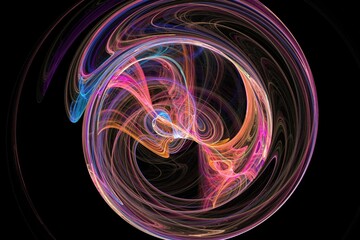 abstract background pink round