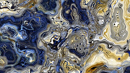 Abstract wavy marble texture. Horizontal pattern with aspect ratio 16 : 9