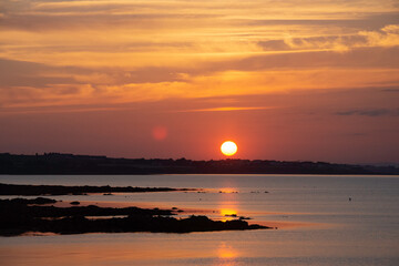 Beautiful sunset view.