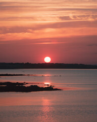 Beautiful sunset view.