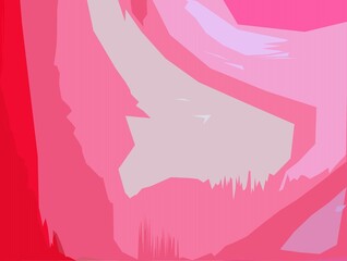 Digital colourful beautiful abstract background artwork. Modern graphic texture design and dreamy shapes flow. Bright multicolour elements and spaces creative bokeh Illustration