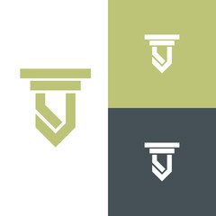 lj icon vector logo design. lj template quality logo symbol inspiration