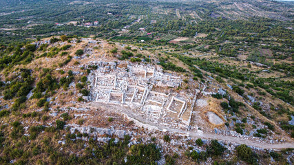 Velika Mrdakovica - old Roman ruins located near Vodice, Croatia