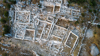 Velika Mrdakovica - old Roman ruins located near Vodice, Croatia
