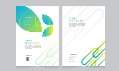Abstract brochure template, cover design annual report, magazine