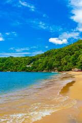 Obraz premium Big tropical island Ilha Grande Praia de Palmas beach Brazil.
