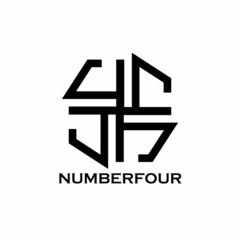 abstract four design logo template