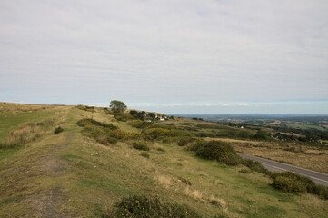 Clee hills of Shropshire.