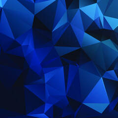 Fototapeta premium Blue Abstract Color Polygon Background Design, Abstract Geometric Origami Style With Gradient