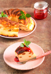 Slice of cheesecake