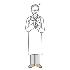 理解する医者のイラスト