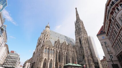 Cathedral St Stephan in Vienna called Stephansdom in the city center - travel photography