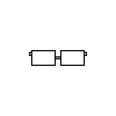 glasses icon, fashion vector, eyeglasses illustration