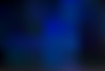 Dark BLUE vector abstract blurred pattern.
