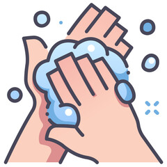soap wash hand icon