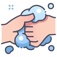soap wash hand icon