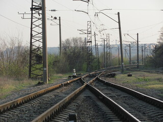railway in the countryside