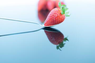 berries. organic fruit, still life of ready-to-eat fruit, strawberries.