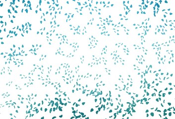 Light BLUE vector backdrop with abstract shapes.