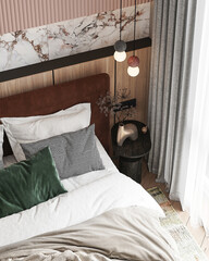 Room with bed