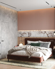 Room with bed