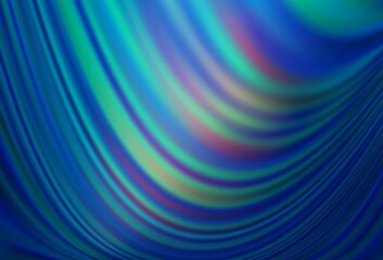 Light BLUE vector template with bubble shapes.