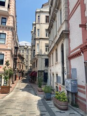Fototapeta na wymiar street in the old town, Istanbul, Turkey 