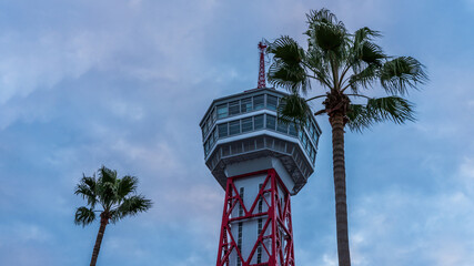 博多港のシンボル　博多ポートタワー
