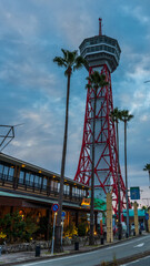 博多港のシンボル　博多ポートタワー
