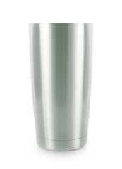 Empty hot cup isolated on white background.