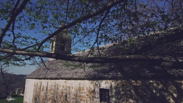 old curch in the mountain