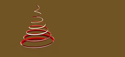 minimalismus weihnachten weihnachtsbaum modern illustration 3d