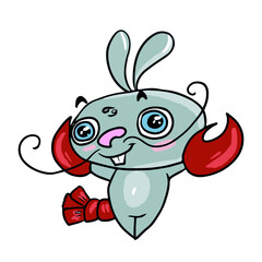 Vector design on a white isolated background for postcards, banners, stickers for social networks.