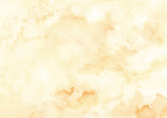 Yellow abstract texture background with watercolor