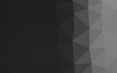 Obraz premium Dark Silver, Gray vector abstract mosaic backdrop.