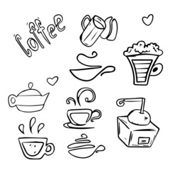 Vector design on a white isolated background for postcards, banners, stickers for social networks.