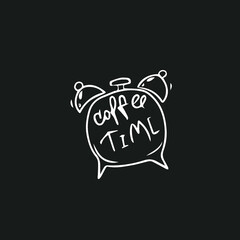 Vector design on a white isolated background for postcards, banners, stickers for social networks.