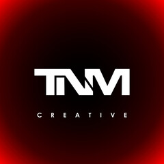 TNM Letter Initial Logo Design Template Vector Illustration