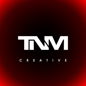 TNM Letter Initial Logo Design Template Vector Illustration